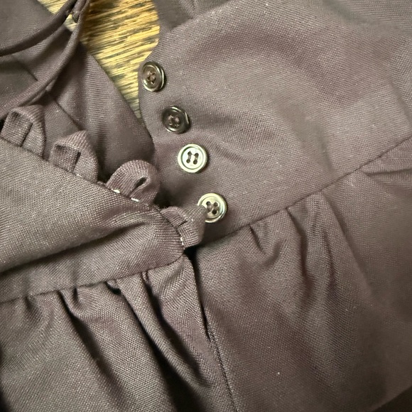 Caron Callahan Brown Wool Dress - Picture 4 of 4